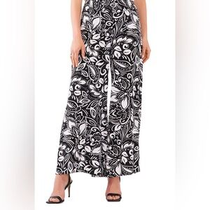 🔥 $69 Vince Camuto Women's Smocked Waist Pull On Pants Sz M. 🔥